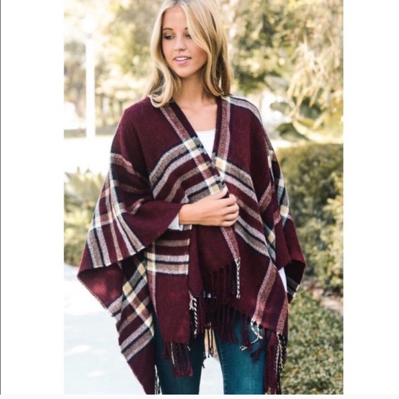 Accessories -  Red Plaid Wrap